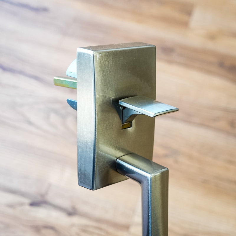 Schlage Exterior Handleset in Satin Nickel – F58 CEN 619