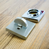 Baldwin Contemporary Round Deadbolt Set in Satin Nickel – SC.CRD.150.SL.SS.SMT.KD