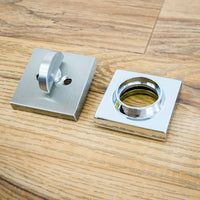 Baldwin Contemporary Round Deadbolt Set in Satin Nickel – SC.CRD.150.SL.SS.SMT.KD