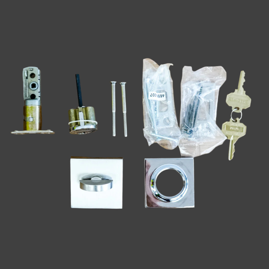 Baldwin Contemporary Round Deadbolt Set in Satin Nickel – SC.CRD.150.SL.SS.SMT.KD