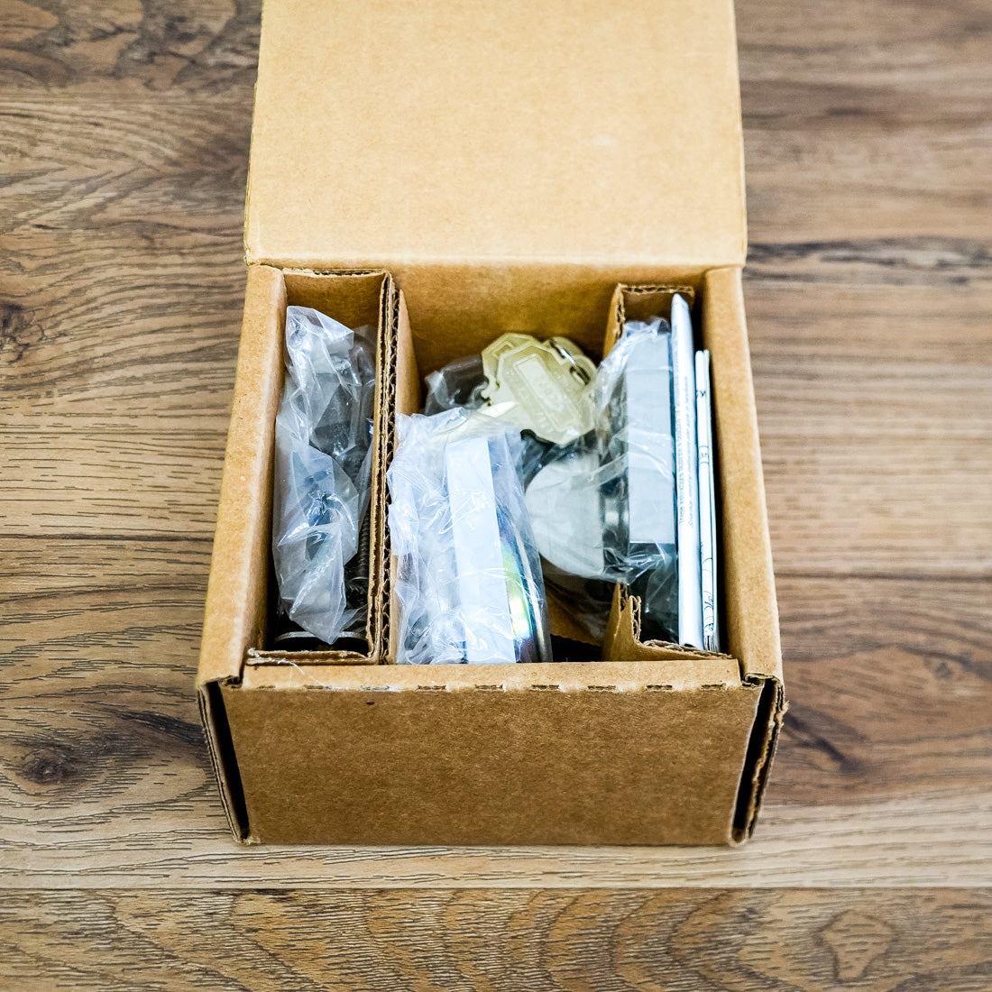 Baldwin Contemporary Round Deadbolt Set in Satin Nickel – SC.CRD.150.SL.SS.SMT.KD