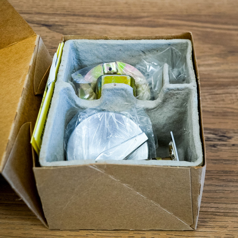 Schlage Inside Turn-Only Deadbolt in Satin Chrome – B580-626