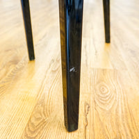 19-Inch Wide HexaForm Black Accent Chair