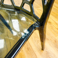 19-Inch Wide HexaForm Black Accent Chair