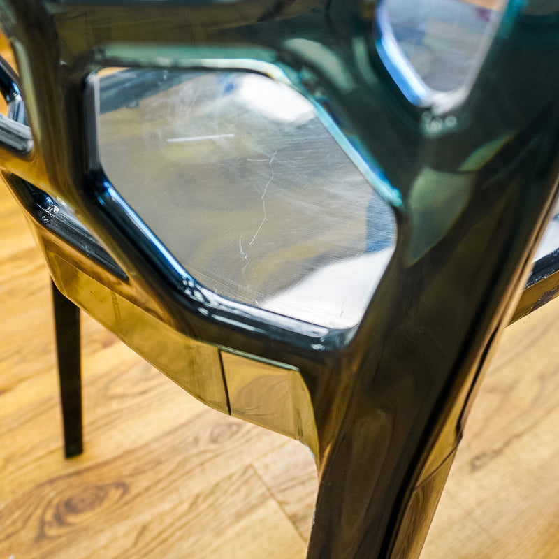 19-Inch Wide HexaForm Black Accent Chair