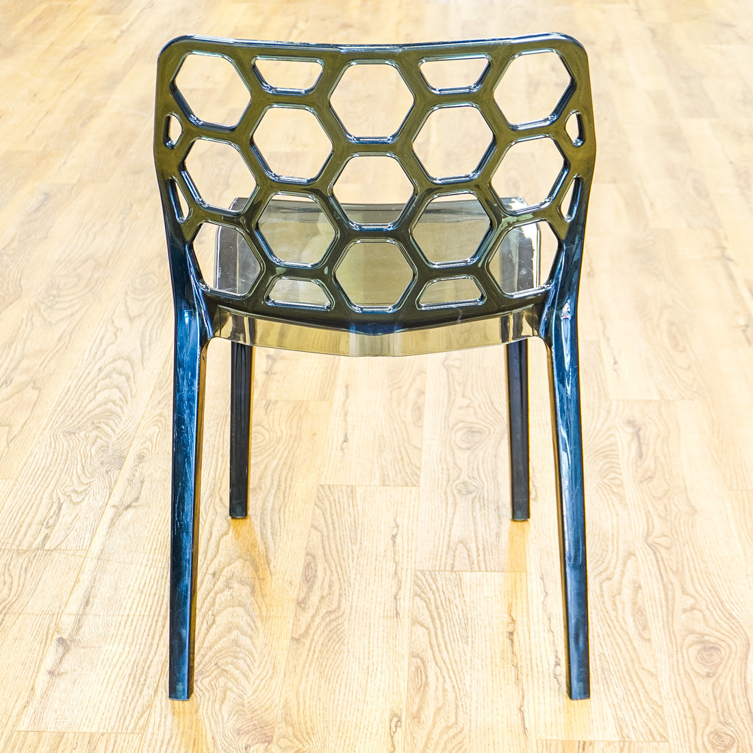 19-Inch Wide HexaForm Black Accent Chair