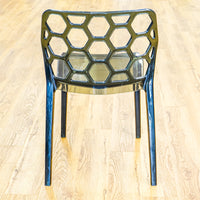 19-Inch Wide HexaForm Black Accent Chair