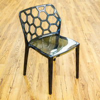 19-Inch Wide HexaForm Black Accent Chair