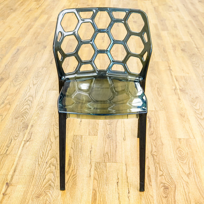 19-Inch Wide HexaForm Black Accent Chair
