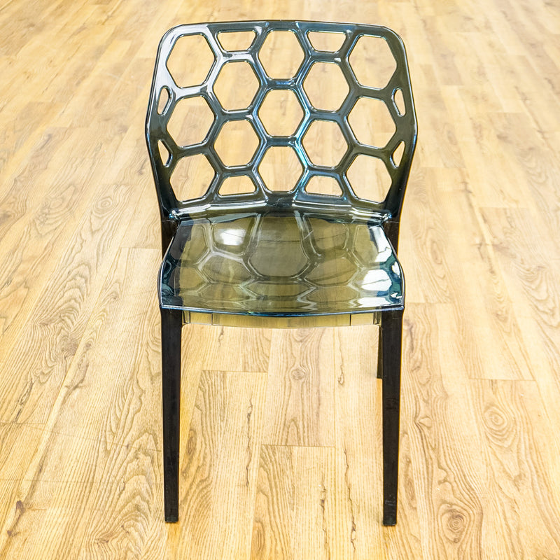 19-Inch Wide HexaForm Black Accent Chair