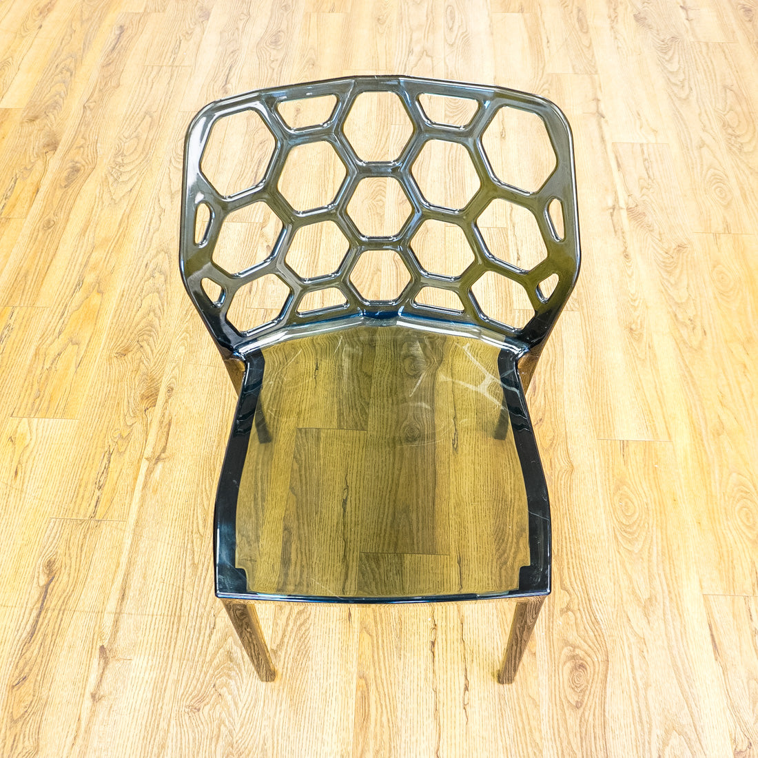 19-Inch Wide HexaForm Black Accent Chair