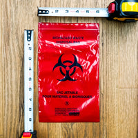 LDPE Reclosable Specimen Bags – 2 mil, 6×9-Inch, Bulk Pack 100pcs, RC20609P-SC