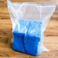 RONCO NE1 Ultra Blue Nitrile Exam Glove Bulk Pack of 1000, Extra Large, 721XL