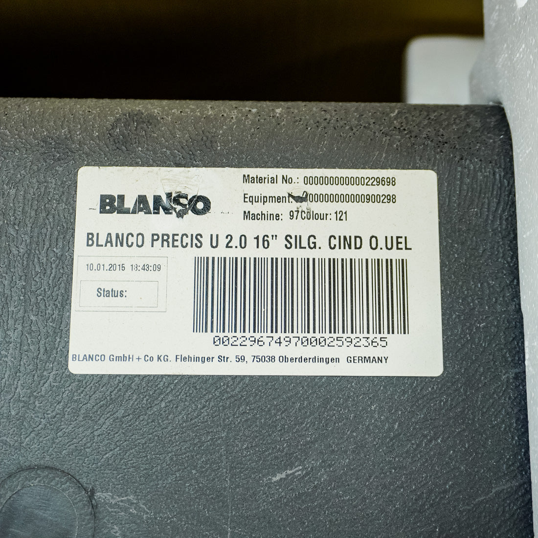 BLANCO Precis U² Undermount Silgranit Sink, 30x18-Inch, Double Bowl – BLA 401415
