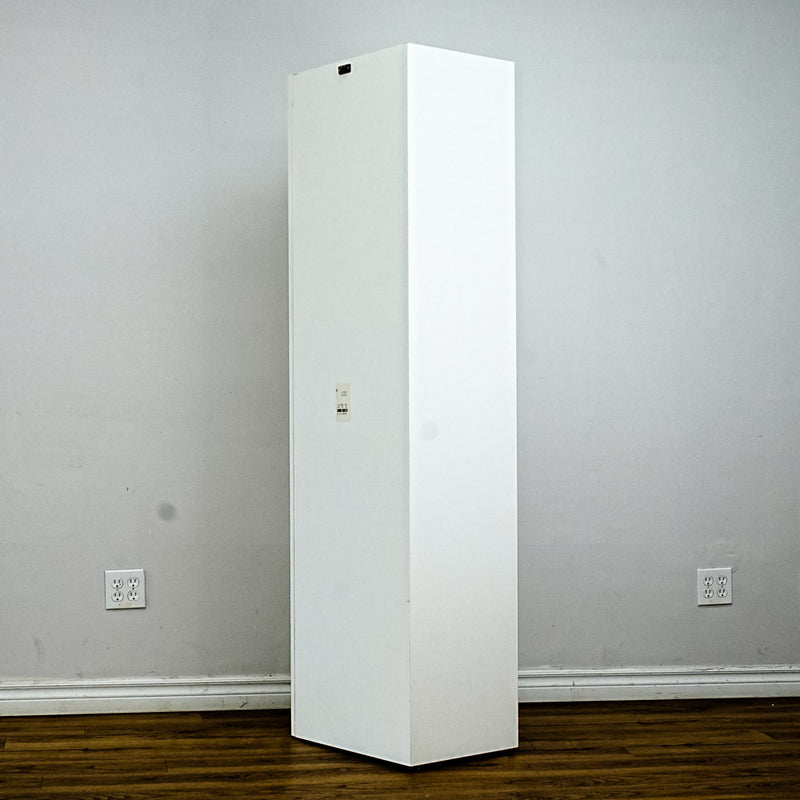 71-Inch Tall White Multi-Compartment Storage Cabinet