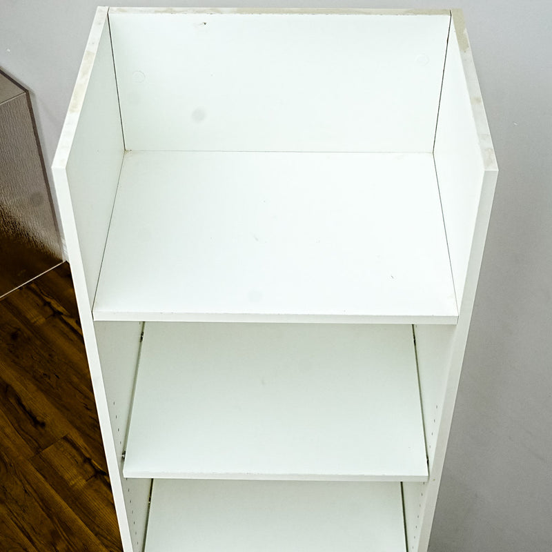 71-Inch Tall White Multi-Compartment Storage Cabinet