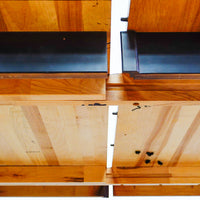 60-80-Inch Dining Table in Dark Wood with Leaf and 4 High-back Chairs