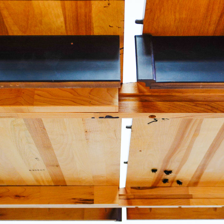 60-80-Inch Dining Table in Dark Wood with Leaf and 4 High-back Chairs