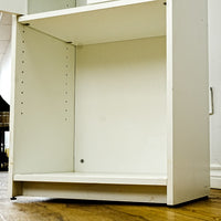 71-Inch Tall White Multi-Compartment Storage Cabinet