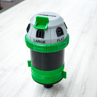 10-Inch Rainwave 6 Pattern Rotary Sprinkler with Timer on Base