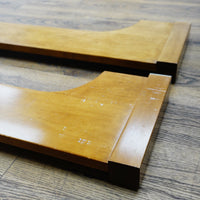 42 x 78 x 29-Inch – Light Wood Slatted Bed Frame