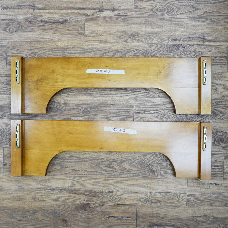 42 x 78 x 29-Inch – Light Wood Slatted Bed Frame