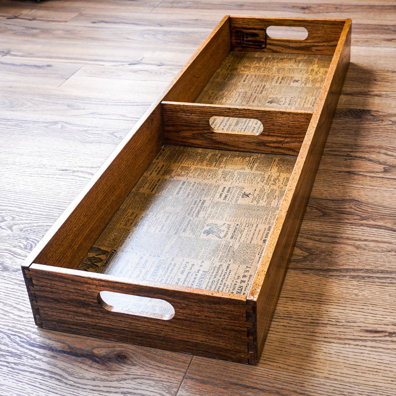 45-Inch W Hardwood Storage Chest with Organizer