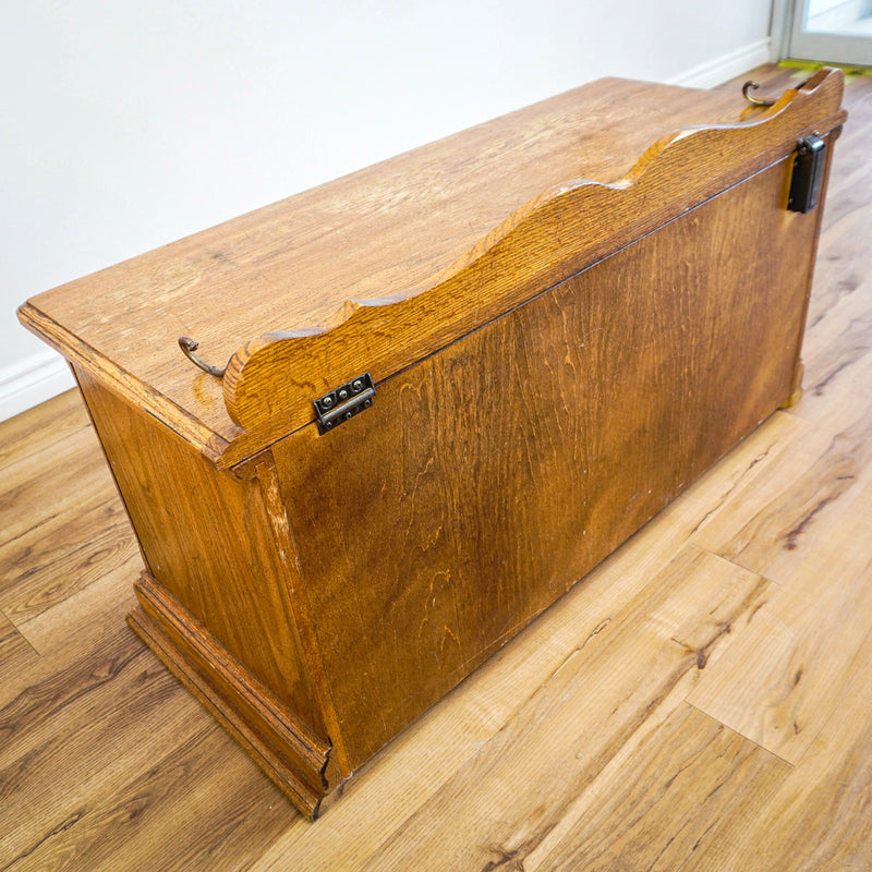 45-Inch W Hardwood Storage Chest with Organizer