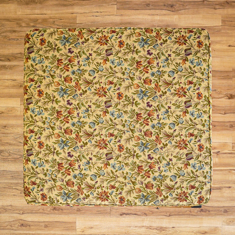 48-Inch Square Spacious Ottoman With Storage Drawers