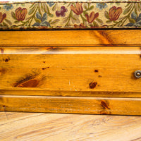 48-Inch Square Spacious Ottoman With Storage Drawers