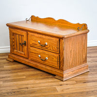 45-Inch W Hardwood Storage Chest with Organizer