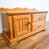 45-Inch W Hardwood Storage Chest with Organizer