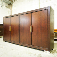 70-Inch Brown 4-Door Cabinet