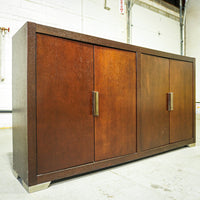 70-Inch Brown 4-Door Cabinet