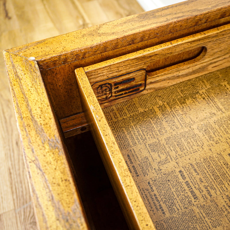 45-Inch W Hardwood Storage Chest with Organizer