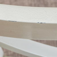 19‑Inch W Side Chair with Cream Wood Frame and Upholstery Seat