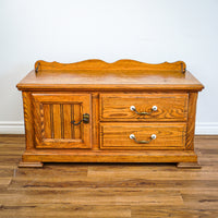 45-Inch W Hardwood Storage Chest with Organizer