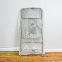 Grey Foldable Chair in Durable Heavy-Duty Steel Frame