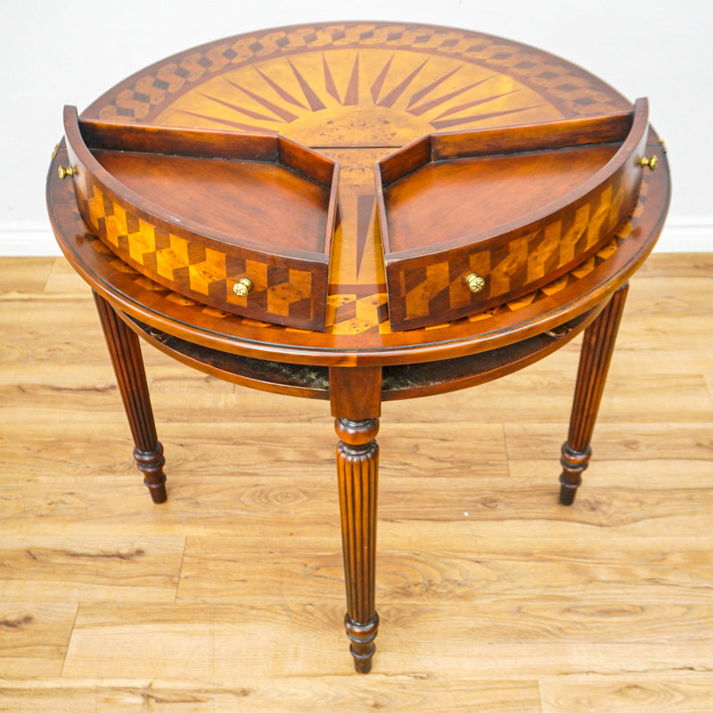 36-Inch Side Folding Round Game Table