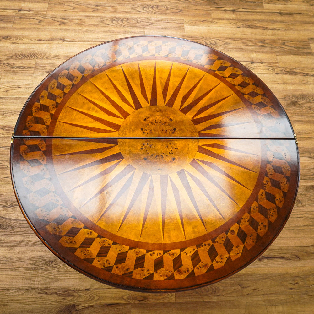 36-Inch Side Folding Round Game Table