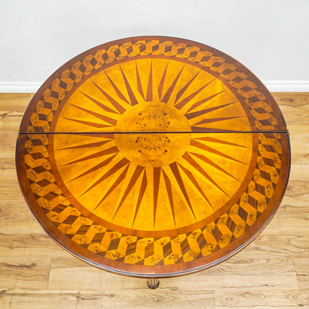 36-Inch Side Folding Round Game Table