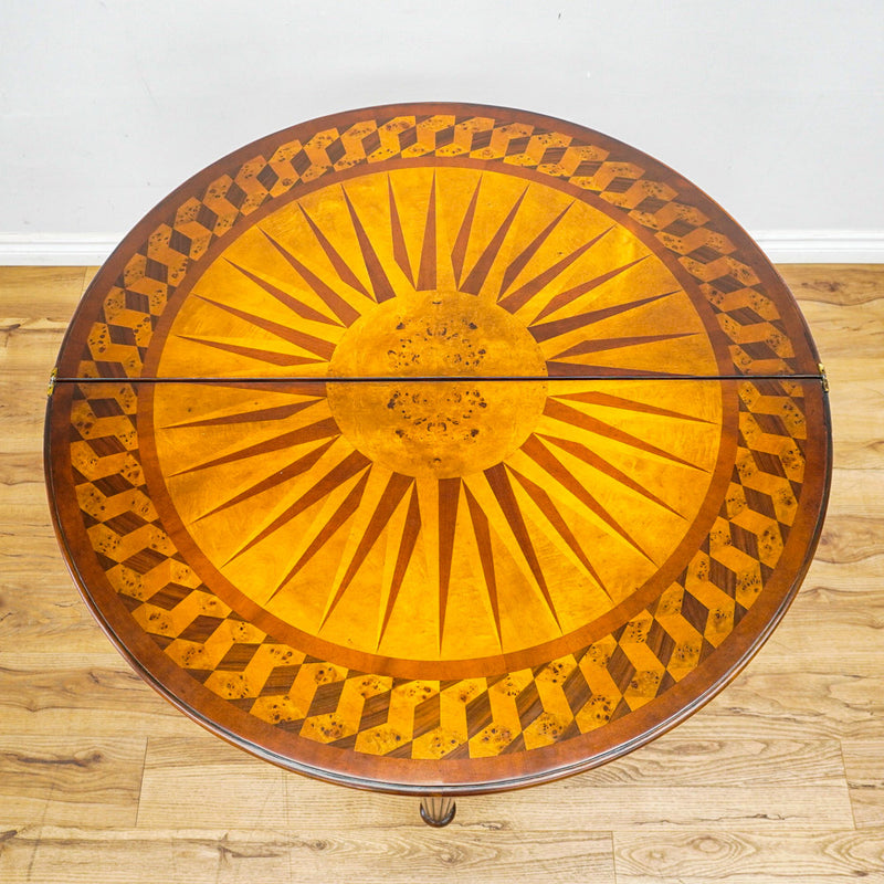 36-Inch Side Folding Round Game Table