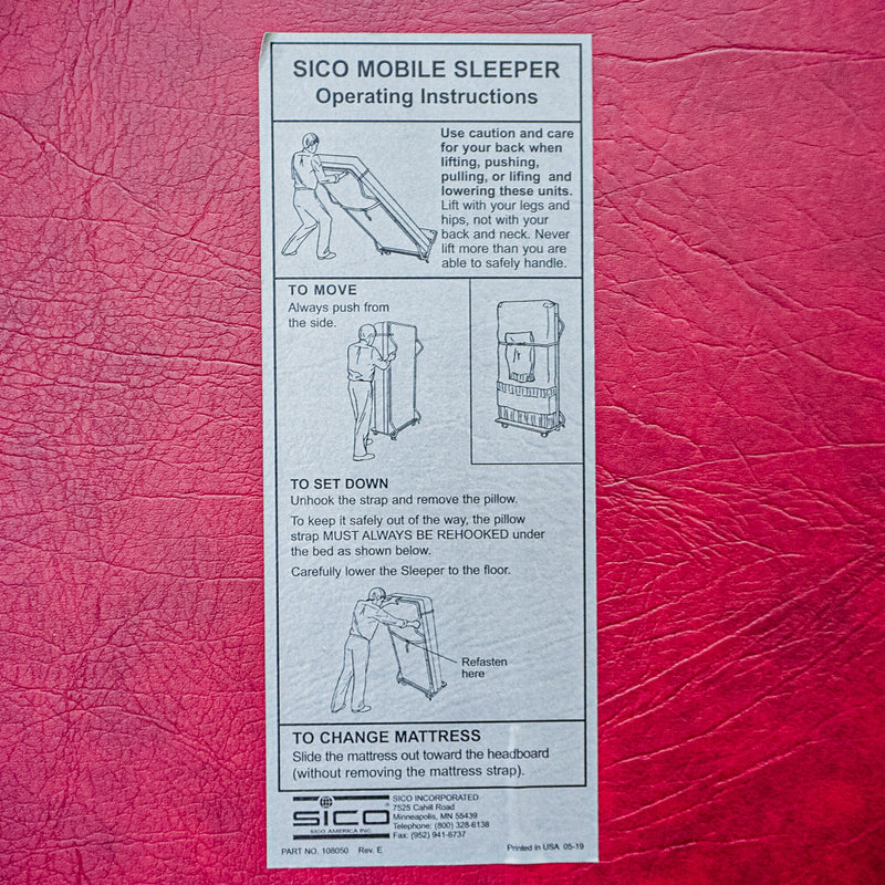 78-Inch Long Mobile Sleeper