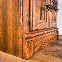 32-Inch W Hardwood Nightstand with 2-Door Cabinet & 1-Drawer
