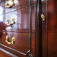 66-Inch Marble Top Antique Credenza