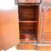 66-Inch Marble Top Antique Credenza