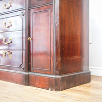 66-Inch Marble Top Antique Credenza