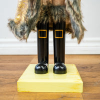 36-Inch Golden Holiday Nutcracker