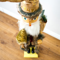 36-Inch Golden Holiday Nutcracker