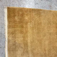 112 x 72-Inch Carpet in Beige with Embossed Bamboo Leaves Pattern